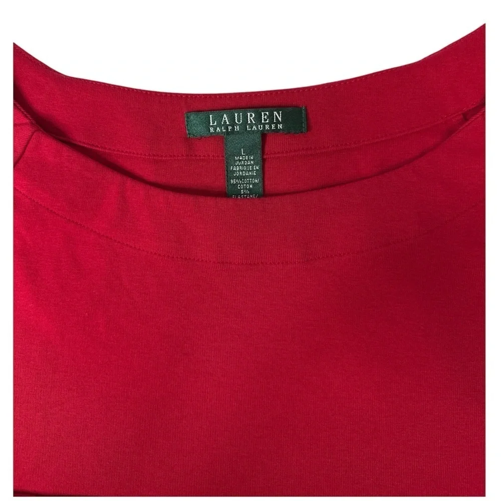 Ralph Lauren Kids Bright Red Short Sleeve Tee